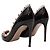 Valentino Garavani Décolleté a punta Rockstud Valentino nero e beige Taglia 38 - vista 4