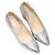 Silver Chanel Pointed-Toe Ankle Strap Pumps Size 38 Silvery - view 2