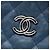 Tote Chanel Quilted Caviar French Riviera Blu - vista 5