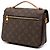 Borsa Louis Vuitton Monogram Pochette Metis marrone - vista 2