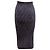Fendi Zucca Strickrock in Schwarz & Navy Bleistiftrock Größe IT 40 - Ansicht 3