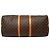 Borsa da viaggio marrone Louis Vuitton Monogram Keepall Bandouliere 55 - vista 3