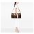 Borsa da viaggio marrone Louis Vuitton Monogram Keepall Bandouliere 55 - vista 8