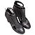 Botines Chanel Cap-Toe Distressed Cutout Gunmetal & Black Talla 38.5 Gris - vista 2