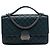 Borsa Chanel Medium Quilted Goatskin CC University Flap verde