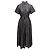 Schwarz-weiß Christian Dior Seidenkleid mit Polka Dot Print Größe FR 38