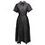 Schwarz-weiß Christian Dior Seidenkleid mit Polka Dot Print Größe FR 38 - Ansicht 2