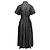 Schwarz-weiß Christian Dior Seidenkleid mit Polka Dot Print Größe FR 38 - Ansicht 4