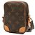 Borsa a tracolla Louis Vuitton Monogram Game On Paname PM marrone - vista 2