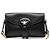 Saddle Mini borsa sella D Bee in pelle nera Dior Nero