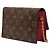 Portafoglio con catena e tracolla Louis Vuitton Monogram Flore marrone - vista 2