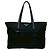 Tote con zip in Tessuto nero Prada