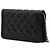 Mini borsa a tracolla Boy Chanel in caviar trapuntato nero - vista 2