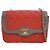 Borsa a tracolla Chanel Mini Quilted Lambskin Two Tone Day Flap rossa Rosso