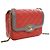 Borsa a tracolla Chanel Mini Quilted Lambskin Two Tone Day Flap rossa Rosso - vista 2