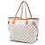 Borsa Tote Neverfull MM in Damier Azur bianco Louis Vuitton - vista 2