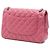 Borsa a Spalla Chanel Jumbo Classic Lambskin Double Flap Rosa - vista 2
