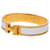 Gold Hermès Narrow Enamel Clic H Bracelet PM Golden  - view 2