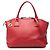 Borsa satchel Gucci Large Dollar Calfskin GG Charm Dome rossa