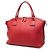 Borsa satchel Gucci Large Dollar Calfskin GG Charm Dome rossa - vista 2