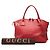 Borsa satchel Gucci Large Dollar Calfskin GG Charm Dome rossa - vista 8