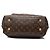 Borsa Hobo Louis Vuitton Monogram Metis Marrone - vista 3