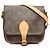 Borsa a tracolla Louis Vuitton Monogram Cartouchiere PM marrone