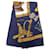 Sciarpa in seta Hermès Grand Uniforme blu 90 Scarves