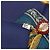 Sciarpa in seta Hermès Grand Uniforme blu 90 Scarves - vista 5