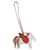 Blue Hermès Milo Lambskin and Swift Grigri Rodeo Pegase Bag Charm PM Key Chain  - view 1