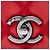 Borsa a tracolla Chanel Small Nubuck Diamond Stitch Chain Flap Rossa Rosso - vista 5