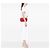 Borsa a tracolla Chanel Small Nubuck Diamond Stitch Chain Flap Rossa Rosso - vista 6