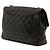 Borsa a tracolla Chanel Jumbo XL Classic in agnello nero - vista 2
