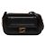 Borsa a tracolla Fendi Easy 2 Baguette in pelle nera Nero