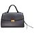 Céline Borsa Bowler in pelle blu navy Celine