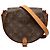 Borsa a tracolla Louis Vuitton Monogram Sac Tambourine marrone