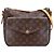 Sac bandoulière Louis Vuitton Monogram Mabillon marron