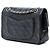Borsa a tracolla Chanel Small Classic in agnello nero - vista 2