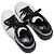 Sneakers basse Balmain impreziosnate da cristalli bianco e nero Taglia 37 - vista 3