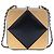 Clutch quadrata Chanel CC in agnello e metallo nera con borsa a tracolla con catena Nero