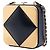 Clutch quadrata Chanel CC in agnello e metallo nera con borsa a tracolla con catena Nero - vista 2