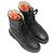 Hermès Schwarze Hermes Leder Schnürstiefel Combat Größe 36 - Ansicht 2