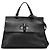 Bamboo Borsa satchel quotidiana in pelle con bambù nero Gucci Medium