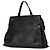 Bamboo Borsa satchel quotidiana in pelle con bambù nero Gucci Medium - vista 2