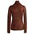 Brauner Miu Miu Rollkragenpullover aus Velours Größe US S - Ansicht 3