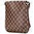 Borsa a tracolla Louis Vuitton Damier Ebene Musette Salsa Long Strap marrone - vista 2
