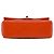 Borsa a tracolla Chanel Mini Rectangular Classic in agnello arancione con patta singola - vista 5