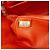 Borsa a tracolla Chanel Mini Rectangular Classic in agnello arancione con patta singola - vista 8