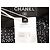 Gonna maxi in seta con stampa logo Chanel e camelia bianco e nero Taglia FR 38 - vista 4