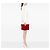 Chanel Medium CC gesteppte Samt-Clutch in Rot - Ansicht 6